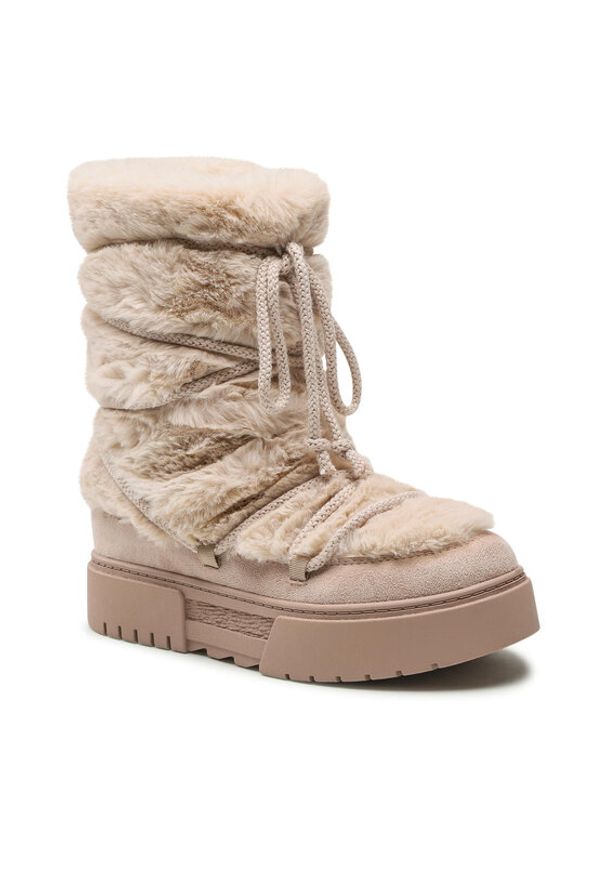 Jenny Fairy Botki WS5895-05 Beżowy. Kolor: beżowy. Materiał: materiał