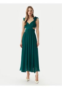 Morgan Sukienka wieczorowa 251-RISSAL Zielony Regular Fit. Kolor: zielony. Materiał: syntetyk. Styl: wizytowy #1