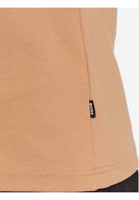BOSS - Boss T-Shirt 50486205 Beżowy Regular Fit. Kolor: beżowy. Materiał: bawełna #5