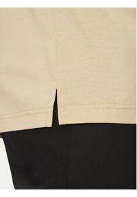 Karl Lagerfeld - KARL LAGERFELD Polo 745001 552200 Beżowy Slim Fit. Typ kołnierza: polo. Kolor: beżowy. Materiał: bawełna