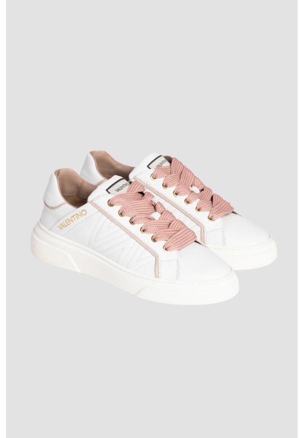 Valentino by Mario Valentino - VALENTINO Białe buty Stan S Sneaker Lace-Up, Rozmiar 37. Kolor: biały