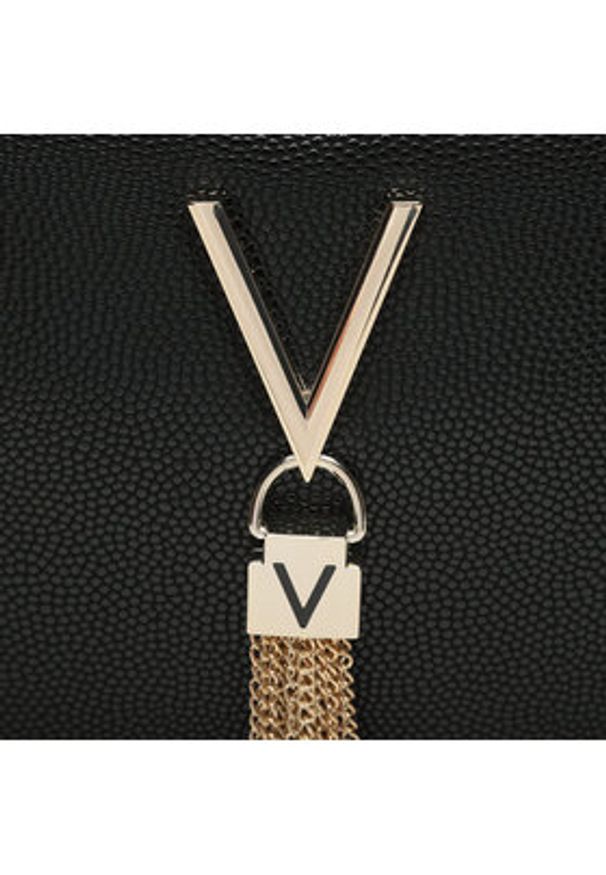 VALENTINO - Valentino Torebka Divina VBS1R409G Czarny. Kolor: czarny. Materiał: skórzane