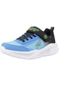 skechers - Buty do chodzenia dla dzieci Skechers Bkbl Meteor. Okazja: na co dzień. Kolor: niebieski. Materiał: tkanina, syntetyk, materiał. Sport: turystyka piesza #1
