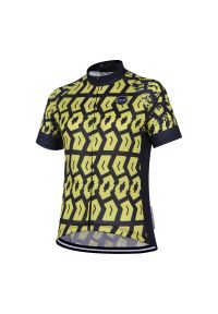 MADANI - Koszulka rowerowa męska madani. Kolor: wielokolorowy, brązowy, żółty