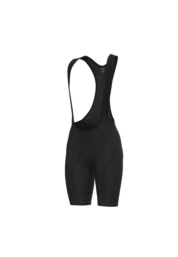 ALÉ CYCLING - Spodenki rowerowe damskie Alé Cycling PR-E Strada 2.0. Kolor: czarny. Sport: kolarstwo