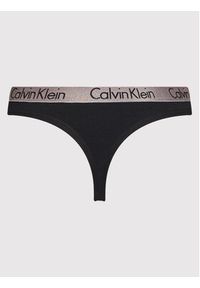 Calvin Klein Underwear Stringi 000QD3539E Czarny. Kolor: czarny. Materiał: bawełna #4