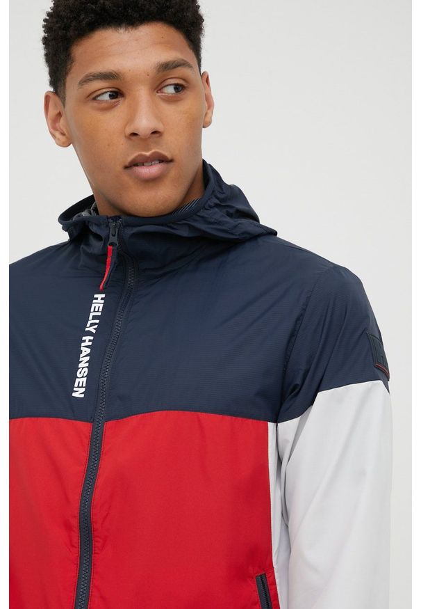 Helly Hansen kurtka męska kolor granatowy przejściowa. Kolor: niebieski
