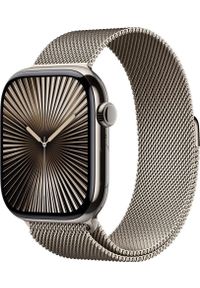 APPLE - Smartwatch Apple Watch Series 10 GPS + Cellular, koperta 46 mm z tytanu w kolorze naturalnym z bransoletą mediolańską w kolorze tytanu. Rodzaj zegarka: smartwatch