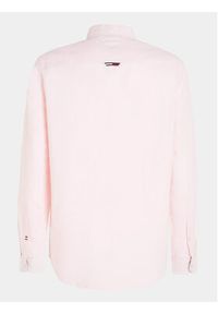 Tommy Jeans Koszula DM0DM15408 Różowy Classic Fit. Kolor: różowy. Materiał: bawełna #4