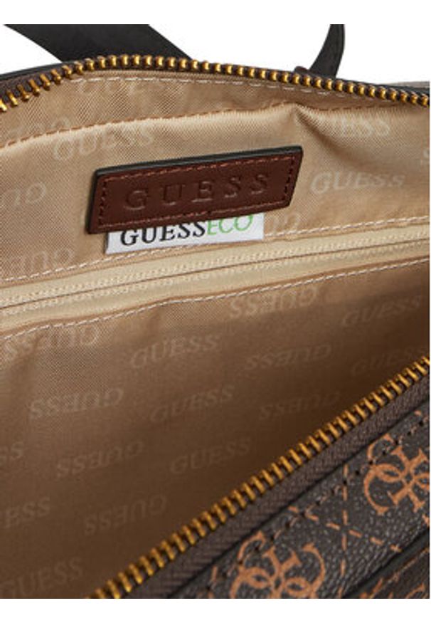 Guess Saszetka HMMILO P5222 Brązowy. Kolor: brązowy. Materiał: skóra