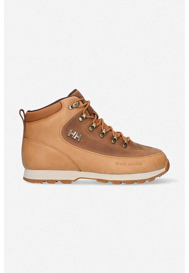 Helly Hansen buty The Forester damskie kolor brązowy 10516-072. Nosek buta: okrągły. Zapięcie: sznurówki. Kolor: brązowy. Materiał: materiał