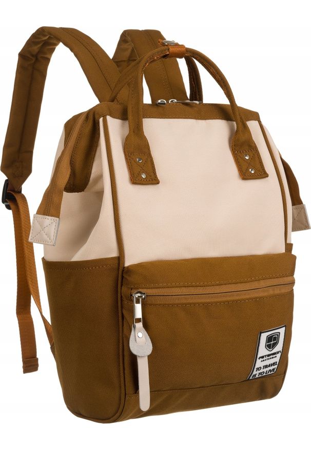 Peterson Miejski Plecak Damski Z Poliestru - Peterson. Materiał: poliester