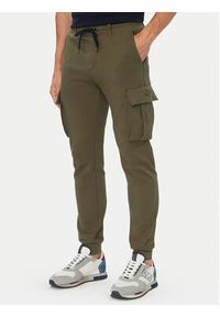 Aeronautica Militare Dres 262TF0126UF00662 Khaki Regular Fit. Kolor: brązowy. Materiał: bawełna #5