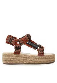 EMU Australia Espadryle Evans W13028 Brązowy. Kolor: brązowy. Materiał: bawełna, materiał #1