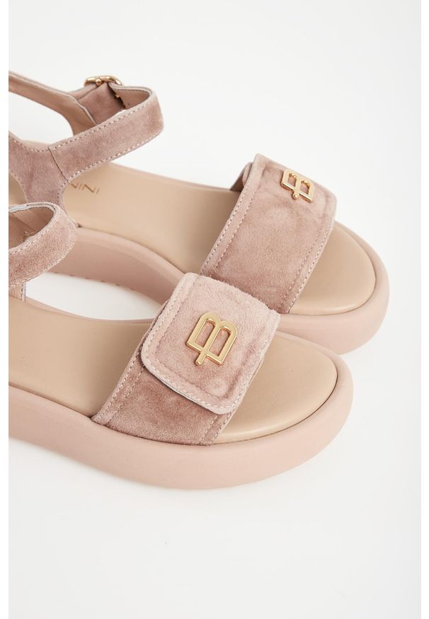 Baldinini - Sandały damskie skórzane BALDININI. Materiał: skóra