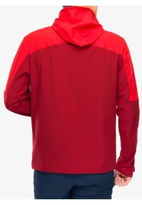 Kurtka softshell męska Vaude Elope Wind Jacket. Kolor: czerwony. Materiał: softshell
