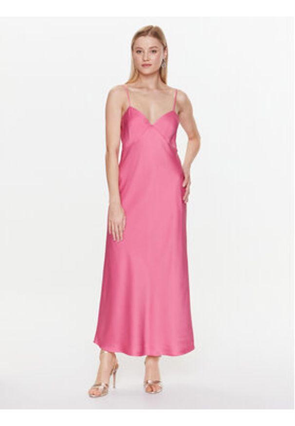 JOOP! Sukienka codzienna 30037091 Różowy Regular Fit. Okazja: na co dzień. Kolor: różowy. Materiał: syntetyk. Typ sukienki: proste. Styl: casual