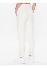 Guess Spodnie dresowe Dalya V3GB11 KAIJ1 Biały Regular Fit. Kolor: biały. Materiał: bawełna, dresówka