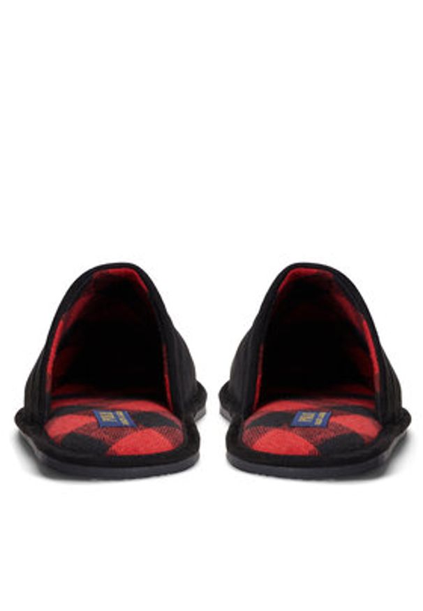Polo Ralph Lauren Kapcie 843924517002 Czarny. Kolor: czarny. Materiał: materiał