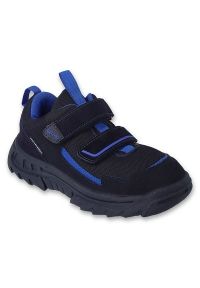 Befado obuwie dziecięce trek 515X010 Granatowe niebieskie. Zapięcie: rzepy. Kolor: niebieski. Materiał: materiał, syntetyk. Wzór: kolorowy #1