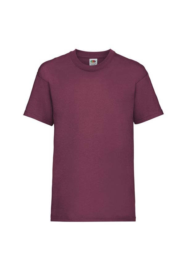 FRUIT OF THE LOOM - Koszulka Dziecięca Valueweight. Kolor: czerwony, wielokolorowy, brązowy