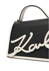 Karl Lagerfeld - KARL LAGERFELD Torebka A1W30224 Czarny. Kolor: czarny. Materiał: skórzane