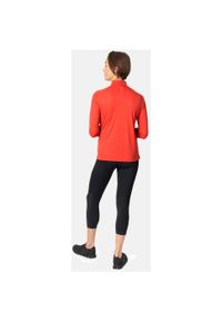 Bluza tech. damska Odlo Mid layer ESSENTIAL 1/2 ZIP. Kolor: czerwony. Sport: bieganie
