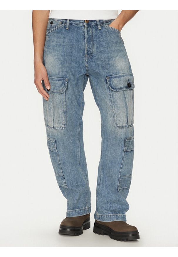G-Star RAW - G-Star Raw Jeansy Bend 3D D26111-D499 H121 Niebieski Loose Fit. Kolor: niebieski