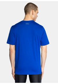 Koszulka Under Armour Boxed Sportstyle (1329581-400). Kolor: niebieski. Materiał: poliester, materiał, bawełna. Sport: fitness #4