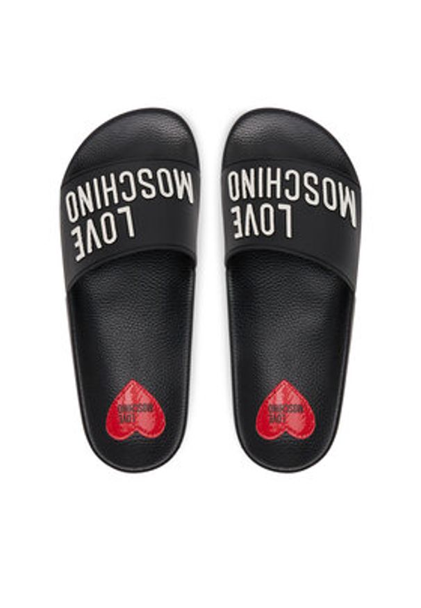 Love Moschino - LOVE MOSCHINO Klapki JA28052G0MI14000 Czarny. Kolor: czarny