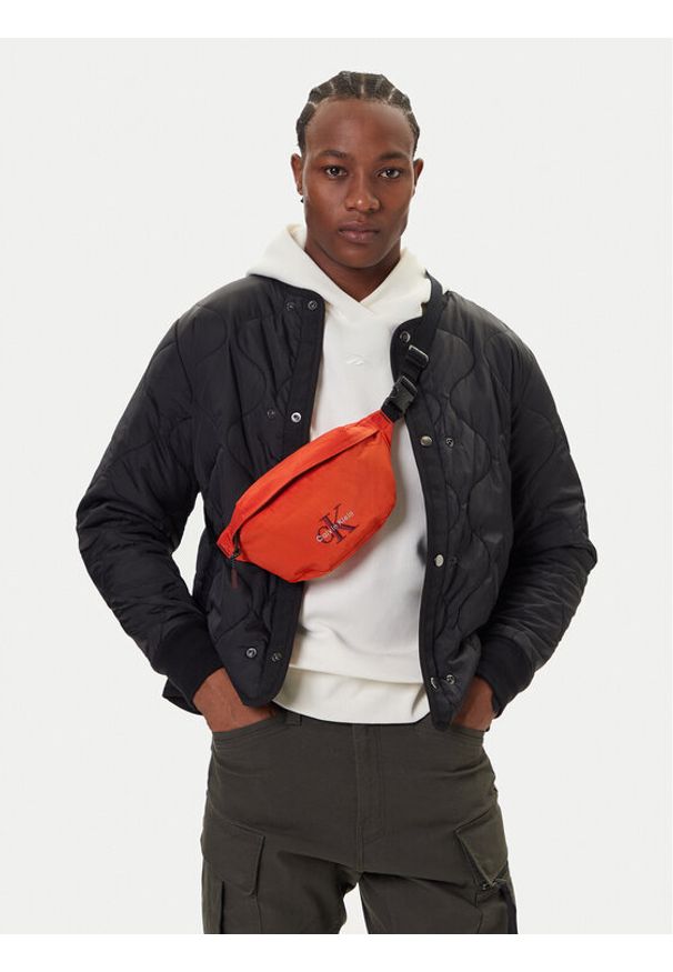 Calvin Klein Nerka Bold Waistbag LV04D3116G Pomarańczowy. Kolor: pomarańczowy. Materiał: materiał