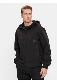 Calvin Klein Kurtka przejściowa K10K111026 Czarny Regular Fit. Kolor: czarny. Materiał: syntetyk