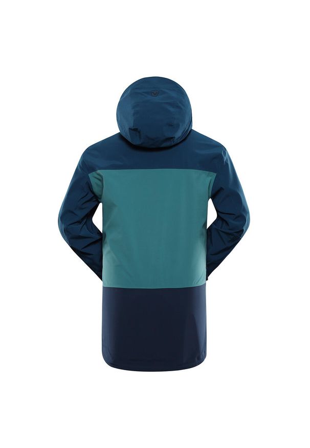 ALPINE PRO - Kurtka trekkingowa męska Alpine Pro Zarr wodoodporna. Kolor: niebieski