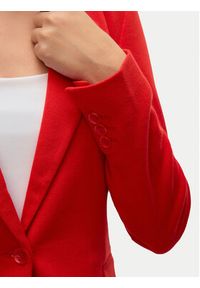 Vero Moda Marynarka Julia 10154123 Czerwony Regular Fit. Kolor: czerwony. Materiał: syntetyk, wiskoza #6