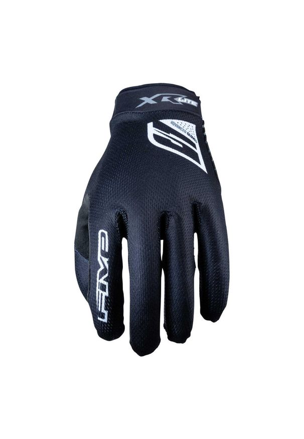 FIVE GLOVES - Rękawiczki dziecięce XR-LITE - czarno-białe (czarno-białe) - L/05. Kolor: czarny, wielokolorowy, biały. Sport: kolarstwo