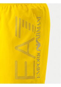 EA7 Emporio Armani Szorty kąpielowe 7M002001 AF14497 M2004 Żółty Regular Fit. Kolor: żółty. Materiał: syntetyk #3