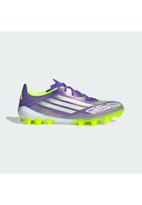 Adidas - Buty F50 League 2G/3G Artificial Grass. Kolor: fioletowy, biały, wielokolorowy, żółty. Sport: piłka nożna