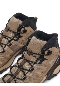 salomon - Salomon Trekkingi X Ultra 360 Leather Mid Gtx L49158300 Brązowy. Kolor: brązowy. Materiał: skóra, zamsz #3
