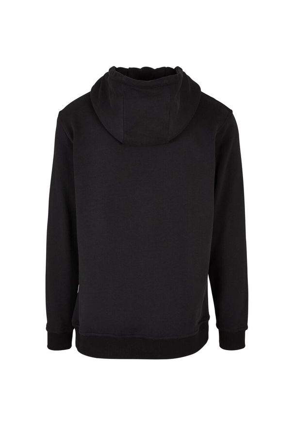 BUILD YOUR BRAND - Męska Bluza Z Kapturem Ultra Heavy Regular. Typ kołnierza: kaptur. Kolor: czarny
