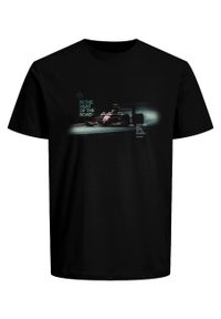 Volcano - Bawełniany t-shirt, Comfort Fit, T-FAST. Okazja: na co dzień. Materiał: bawełna. Długość: krótkie. Wzór: nadruk. Styl: casual #1