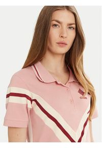 Guess Sukienka codzienna V5RK00 KCOK1 Różowy Regular Fit. Okazja: na co dzień. Kolor: różowy. Materiał: bawełna. Typ sukienki: proste. Styl: casual #3