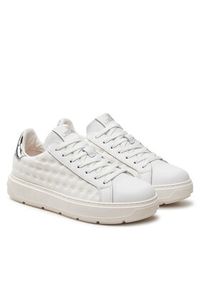 Love Moschino - LOVE MOSCHINO Sneakersy JA15134G1LIO410A Biały. Kolor: biały. Materiał: materiał #5