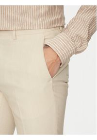 Hugo - HUGO Garnitur Arti/Hesten232X 50540341 Beżowy Extra Slim Fit. Kolor: beżowy. Materiał: syntetyk #7