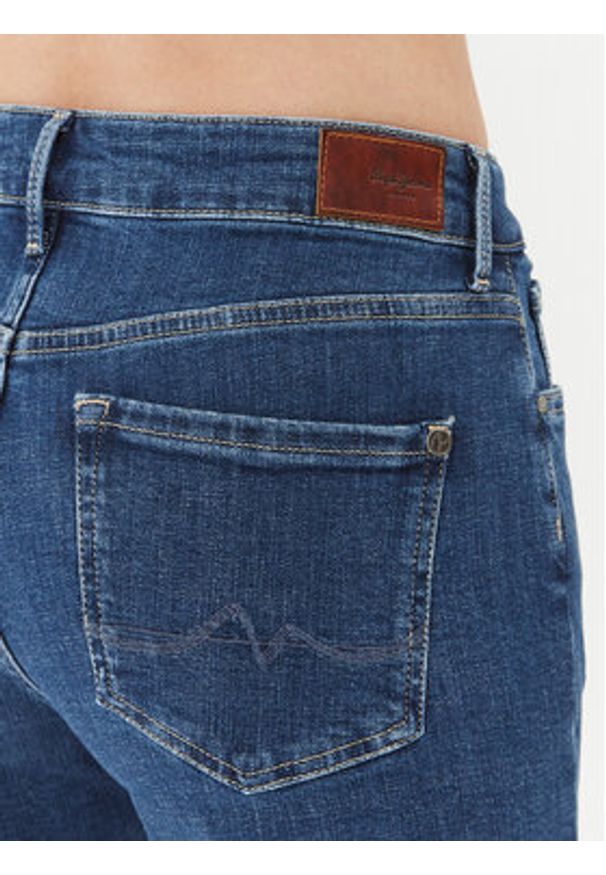 Pepe Jeans Jeansy Mary PL204164 Granatowy Regular Fit. Kolor: niebieski