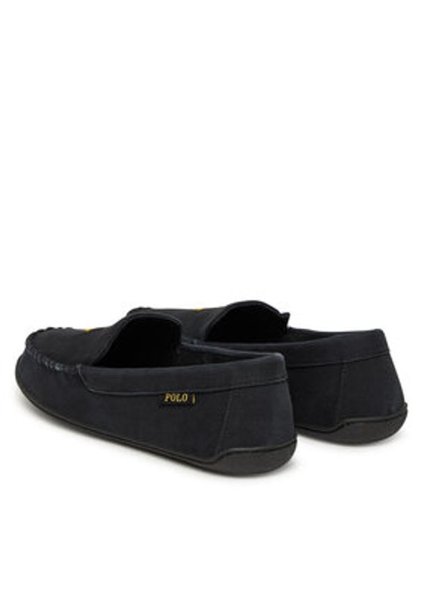 Polo Ralph Lauren Mokasyny 843969017002 Czarny. Kolor: czarny. Materiał: materiał