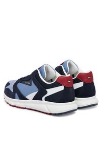 TOMMY HILFIGER - Tommy Hilfiger Sneakersy Outdoor Runner FM0FM05945 Niebieski. Kolor: niebieski. Materiał: zamsz, skóra. Sport: outdoor #4