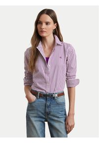 Lauren Ralph Lauren - LAUREN RALPH LAUREN Koszula 200970764001 Fioletowy Classic Fit. Kolor: fioletowy. Materiał: bawełna #1