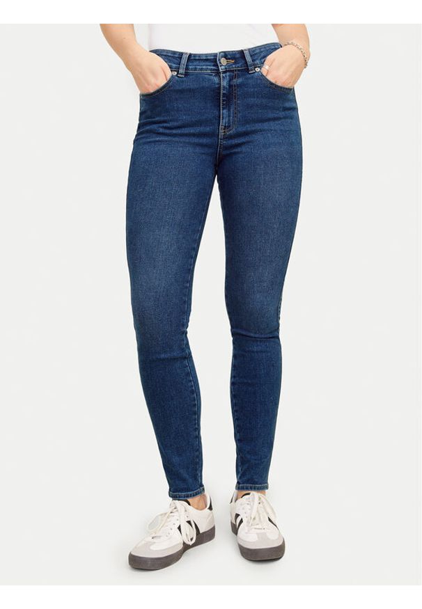 JJXX Jeansy Vienna 12259620 Granatowy Skinny Fit. Kolor: niebieski