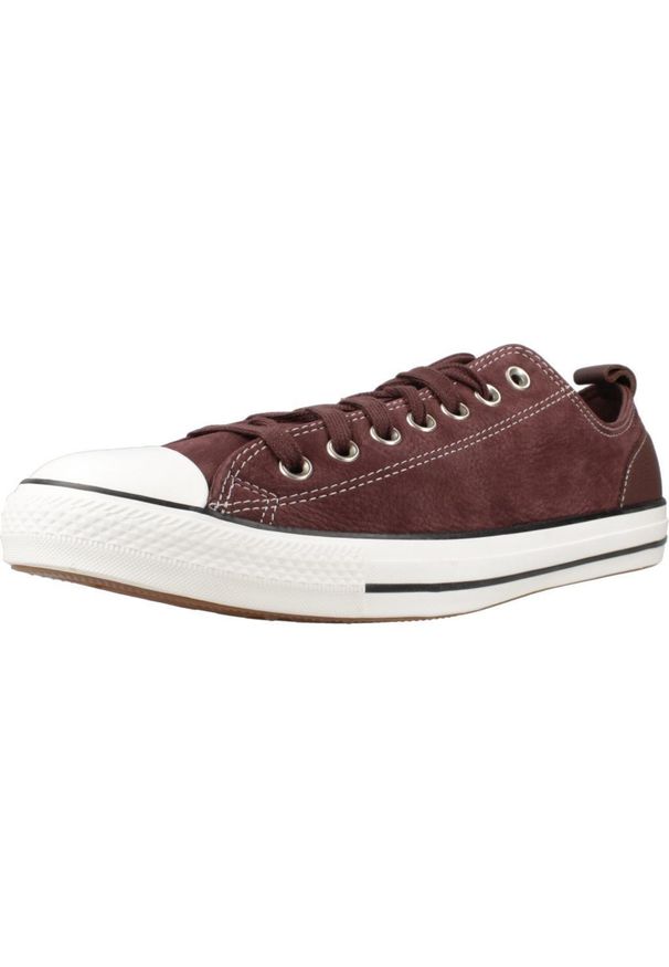 Tenisówki Converse Model Ctas Wide Ox Eternal Kolor Brązowy. Kolor: brązowy. Materiał: tkanina, skóra