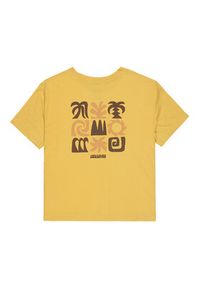 Quiksilver T-Shirt Standard EQWZT03197 Żółty Regular Fit. Kolor: żółty. Materiał: bawełna #5